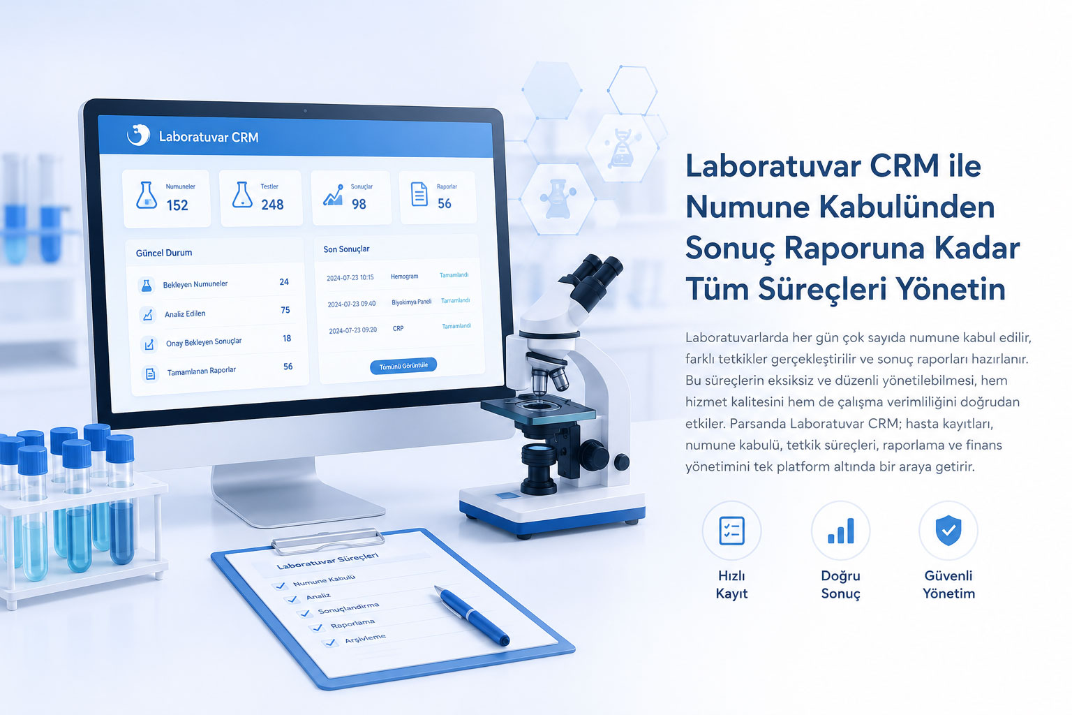 Laboratuvar Yönetim Yazılımı